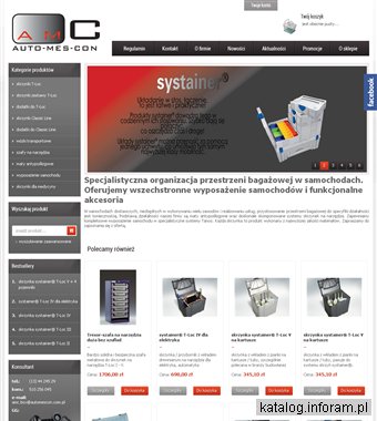 Wyposażenie samochodu z Auto-Mes-Con.
