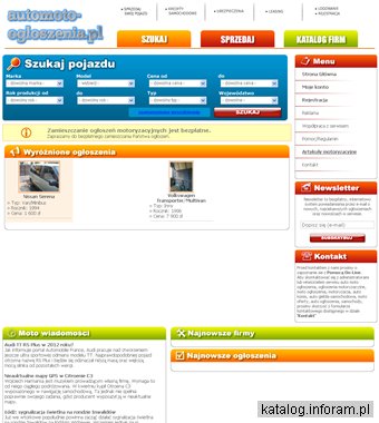 Ogłoszenia motoryzacyjne