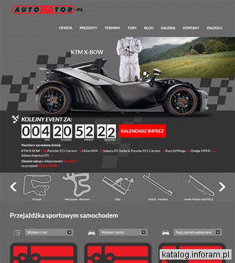 Przejażdżka sportowym samochodem - Autonator