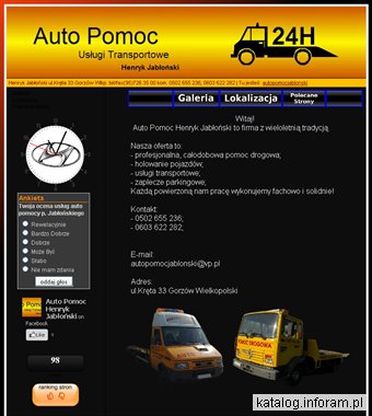 Henryk Jabłoński Auto Pomoc - Usługi Transportowe