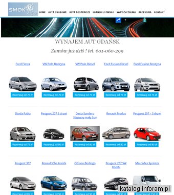 Wynajem aut Gdańsk Sopot Gdynia SMOK