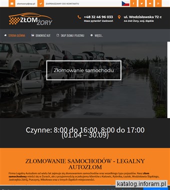 autozlomzory.pl auto części Śląsk