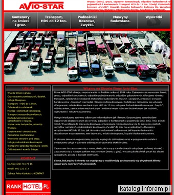 Wynajem HDS - Avio Star