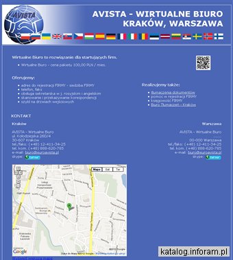Avista - wirtualne biuro Kraków