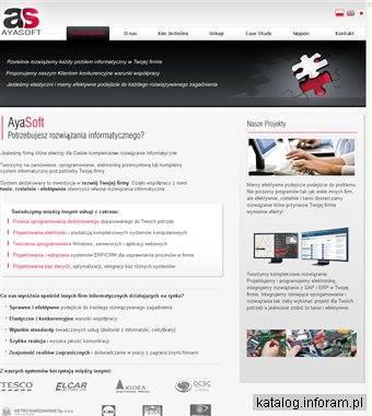 Ayasoft - Dedykowne oprogramowanie i systemy informatyczne