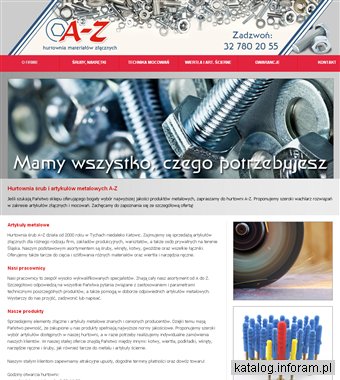 HURTOWNIA A-Z S.C artykuły metalowe Katowice