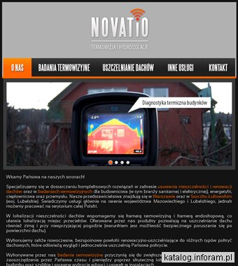 NOVATIO - badania termowizyjne, uszczelnianie dachów, izolacje, pomiary termowizyjne, straty ciepła