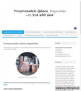 Przeprowadzki Gdynia, Bagażówka