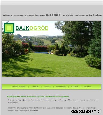 BajkoGRÓD projektowanie ogrodów Kraków
