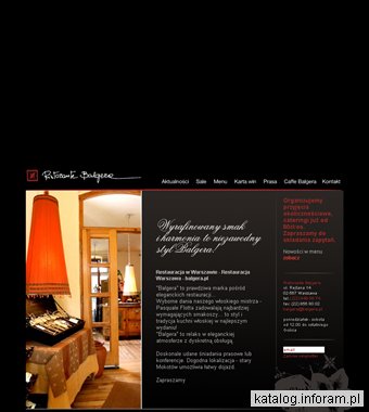 Restauracja włoska, catering Warszawa