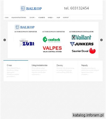 Balkop - sprzedaż zasuw nożowych firmy ZUBI