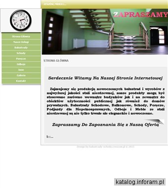 Balustrady, schody, poręcze, odboje Rzeszów