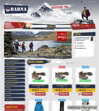 Sklep trekkingowy - barna.pl