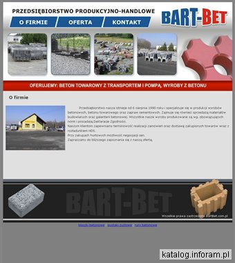 Bart-Bet: materiały budowlane - produkcja, handel