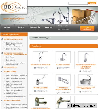 Sklep internetowy - armatura sanitarna