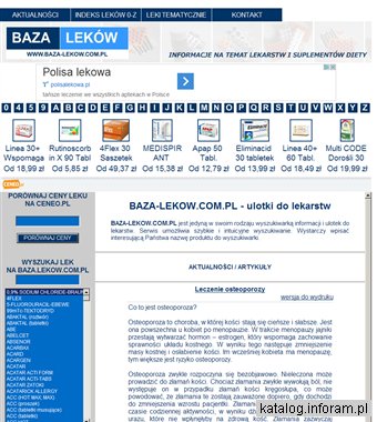 Lekarstwa i suplementy