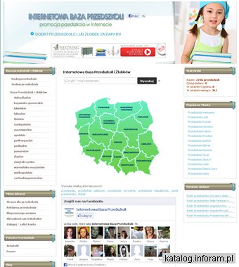Przedszkola i żłobki - baza