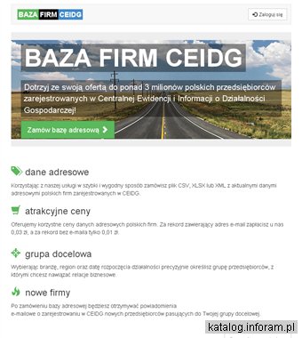 Baza przedsiębiorców CEIDG