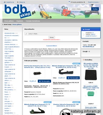 BDBsklep.pl - części zamienne do sprzętu ogrodniczego i leśnego
