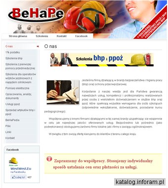 BeHaPe.com.pl - Kompleksowa obsługa bhp i ppoż