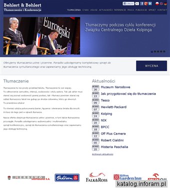 Behlert tłumaczenia stron www