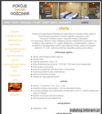 Kwatery w mieście Zakopane