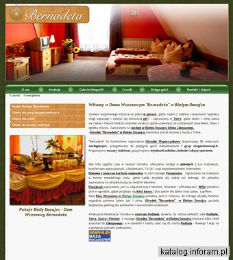 Kwatery Zakopane, pokoje Biały Dunajec