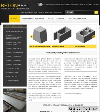 Betonbest - korytka betonowe i krawężniki