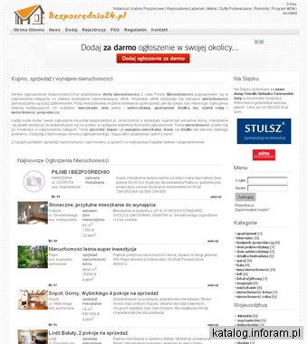 Bezpośrednie ogłoszenia nieruchomości - bezposrednio24.pl