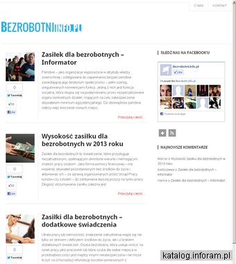 Bezrobotni.info.pl - zasiłek dla bezrobotnych