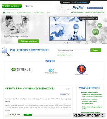 BIO-kariera.pl - praca medycyna, farmacja, badania kliniczne