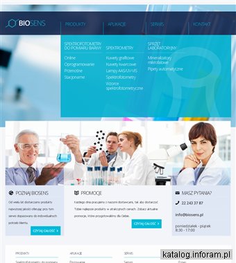 Biosens - wyposażenie laboratoriów