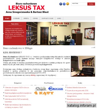 Biuro rachunkowe LEKSUS TAX Elbląg