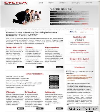 Biuro SYSTEM Spółka Jawna wdrażanie systemów zarządzania