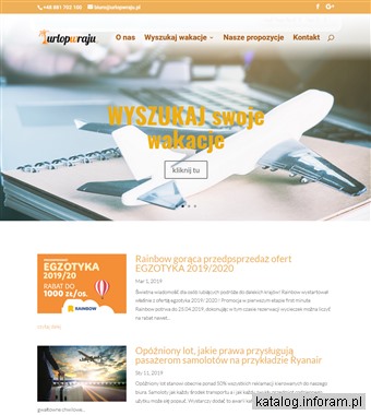Urlopwraju.pl - biuro podróży Kraków blog last minute