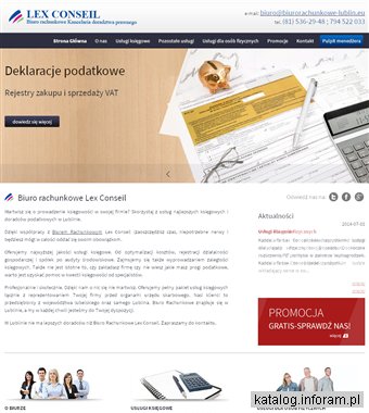LEX CONSEIL optymalizacja kosztów Lublin
