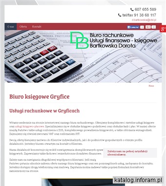 BARTKOWSKA DOROTA rachunkowość Gryfice