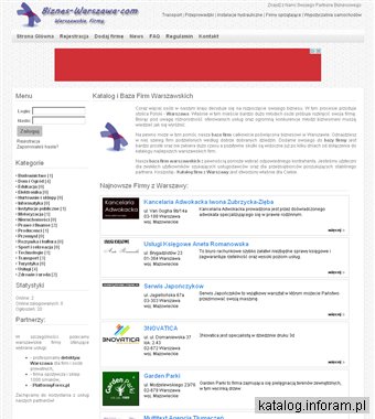 Baza firm z Warszawy