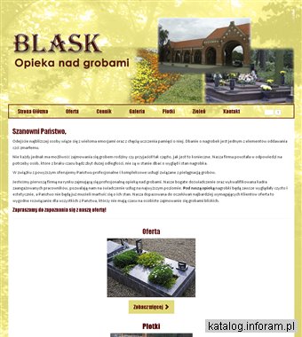 BLASK obudowa grobu Szczecin