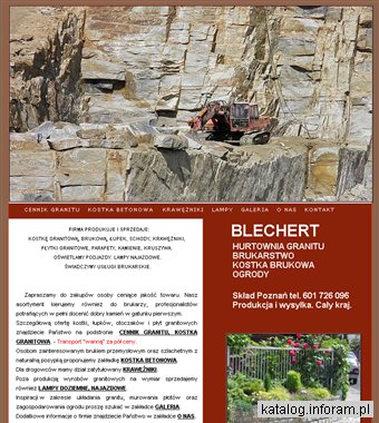 BLECHERT - kostka granitowa hurtownia