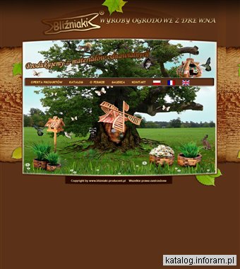 Wyroby ogrodowe z drewna BLIŹNIAKI