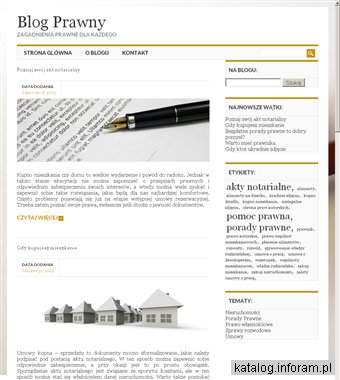 Blog tematyczny - prawo i regulacje
