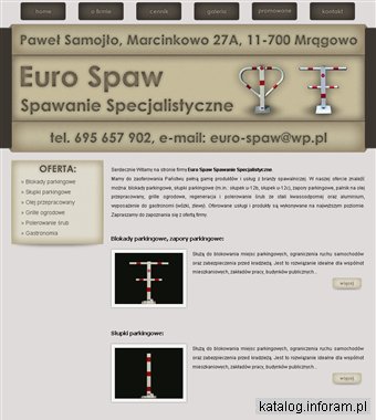 Euro Spaw Mrągowo - blokady parkingowe