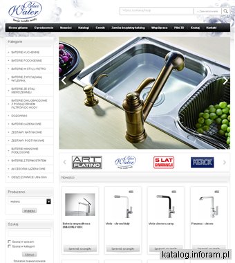 Baterie kuchenne i łazienkowe - Bluwater