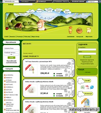 Sklep dla dzieci - pościel dziecięca - bobolandia