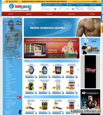 Body Planet niskie ceny na odżywki i suplementy, sprzęt fitness i siłowy oraz rehabilitacyjny.