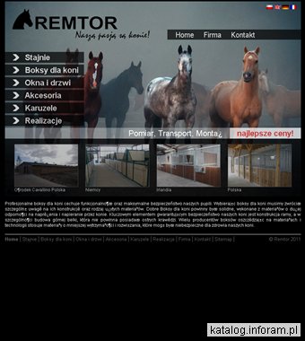 Drzwi do stajni firmy Remtor