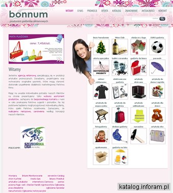 BONNUM - artykuły reklamowe gadżety reklamowe, kubki, odzież, znakowanie