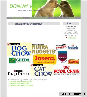 BONUMVITA- Hurtownia Zoologiczna