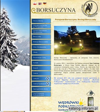 Borsuczyna - pensjonat w Bieszczadach